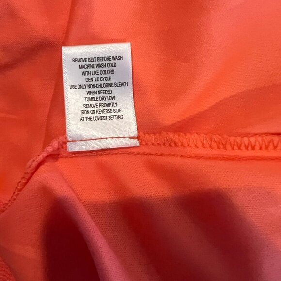 Trixxi Women's Coral/Orange Summer and/or Vacation Dress, Size Medium - Picture 11 of 11